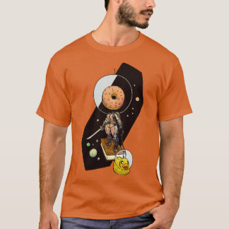 Donuts in de ruimte t-shirt