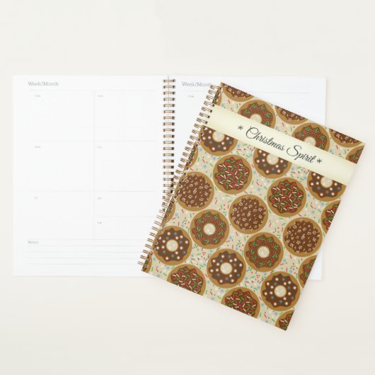 Donuts in kerst geest planner (Display)