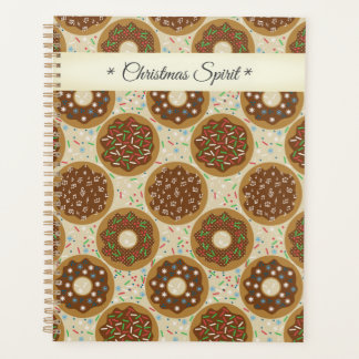 Donuts in kerst geest planner