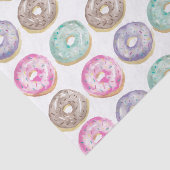 Donuts in waterverf tissuepapier (Detail)