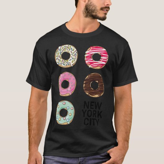 Donuts jarig jongetzoo t-shirt (Voorkant)