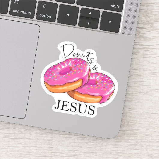 Donuts & Jezus Sticker (Detail)