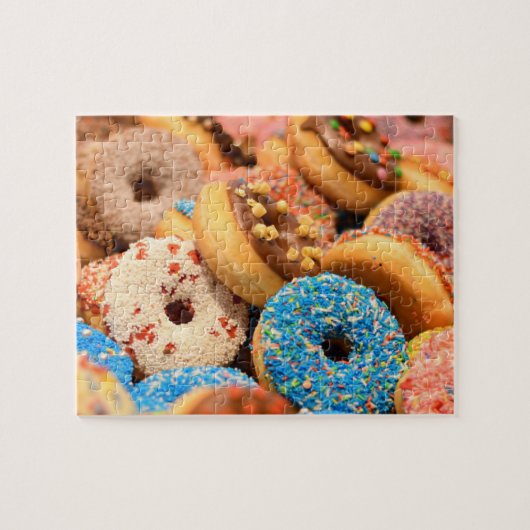 DONUTS JIGSAW PUZZZLE LEGPUZZEL (Horizontaal)