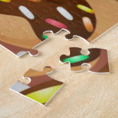 Donuts Jigzaag Puzzle Legpuzzel (Zijkant)