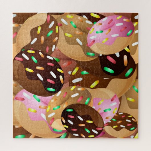 Donuts Jigzaag Puzzle Legpuzzel (Verticaal)