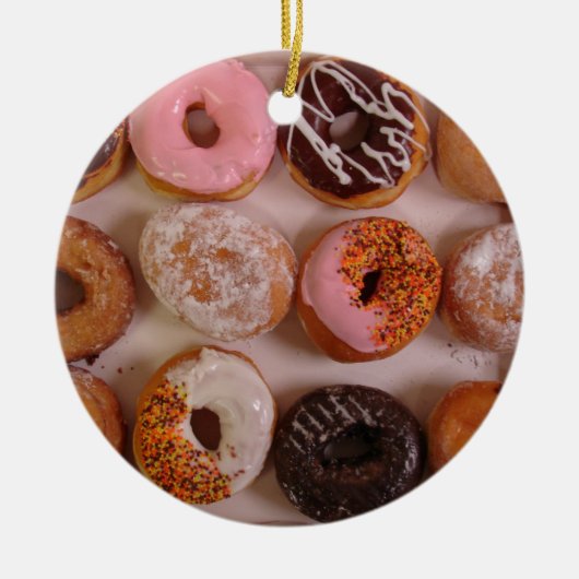 DONUTS! KERAMISCH ORNAMENT (Voorkant)
