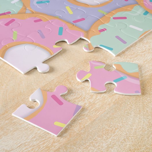Donuts Kids or Family Fun Legpuzzel (Zijkant)