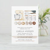 Donuts Kitchen Utensils Boho Vrijgezellenfeest Kaart (Staand voorkant)