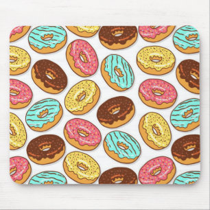 Donuts kleurrijke donut food sproinkles chocolade muismat