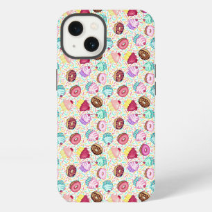 Donuts, kleurrijke gebakjes, kleurrijke snacks iPhone 13 hoesje