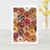 **DONUTS & KOFFIE** HET IS "JE VERJAARDAG!!!! KAART (Gele Bloem)
