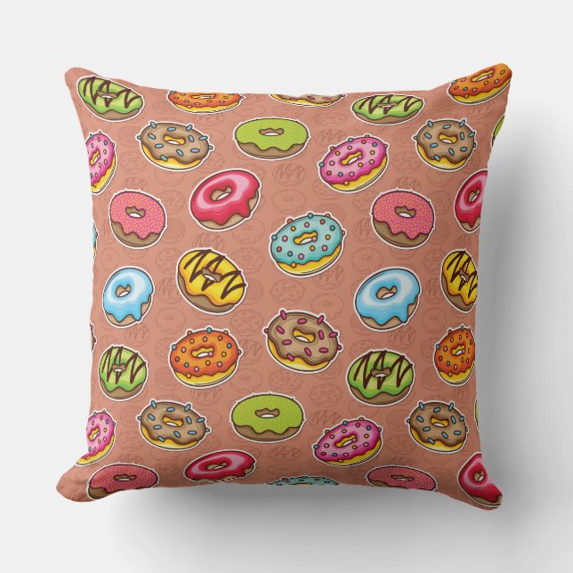Donuts  kussen (Voorkant)