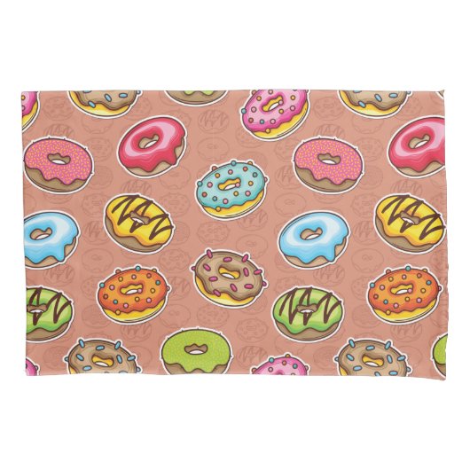 Donuts  kussensloop (Voorkant)