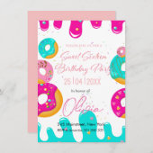 Donuts liefje zestien jaar kaart (Voorkant / Achterkant)