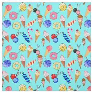 Donuts Lollipop Ice-cream Zoet Stof