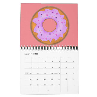 Donuts Love Calendar Kalender