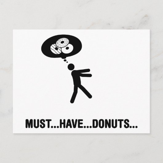 Donuts Lover Briefkaart (Voorkant)