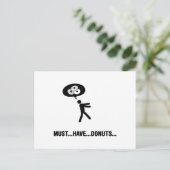 Donuts Lover Briefkaart (Staand voorkant)