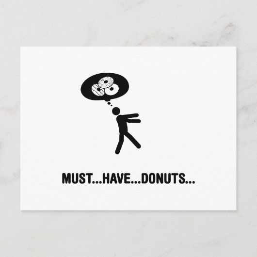Donuts Lover Briefkaart (Voorkant)