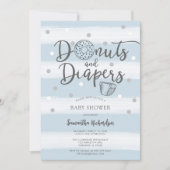 Donuts & Luier Baby Shower Uitnodiging (Voorkant)