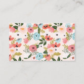 Donuts & luiers Raffle Kaart Baby shower behuizing Visitekaartje (Achterkant)