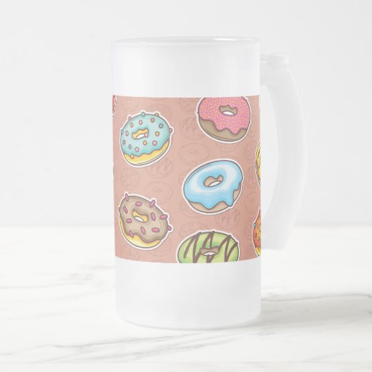 Donuts  matglas bierpul (Voorkant rechts)