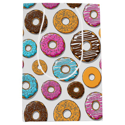 Donuts Medium Cadeauzakje (Voorkant)
