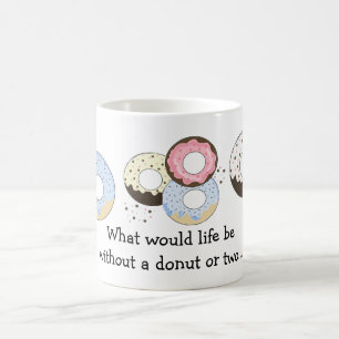 Donuts met Moppige Spreuk Koffiemok