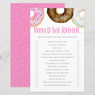 Donuts met roze en chocolade zouden mam in plaats 