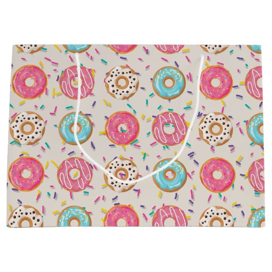 Donuts met Sprinkles Groot Cadeauzakje (Voorkant)