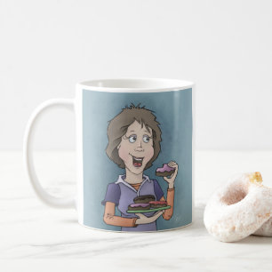 Donuts met sprinkles koffie mok