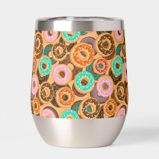 Donuts met sprinkles patroon (Achterkant)