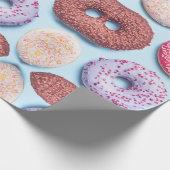 Donuts met sprinkles patroon cadeaupapier (Hoek)
