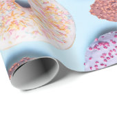 Donuts met sprinkles patroon cadeaupapier (Rol Hoek)