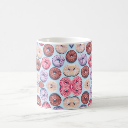 Donuts met sprinkles patroon koffiemok (Center)