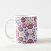Donuts met sprinkles patroon koffiemok (Links)