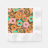 Donuts met sprinkles patroon servet (Voorkant)