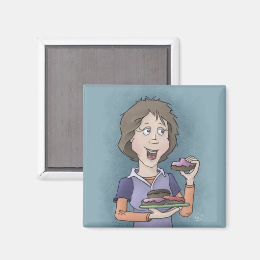 Donuts met sproinkles magnet (Voorkant / Achterkant)