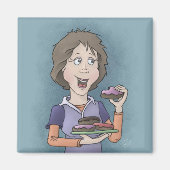 Donuts met sproinkles magnet (Voorkant)