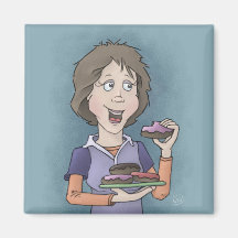 Donuts met sproinkles magnet