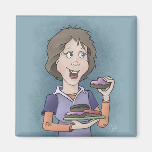 Donuts met sproinkles magnet (Voorkant)