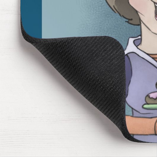 Donuts met sproinkles-muispad muismat (Hoek)