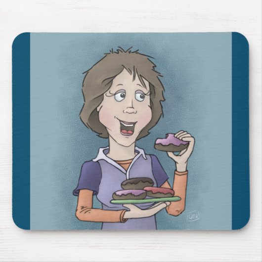 Donuts met sproinkles-muispad muismat (Voorkant)