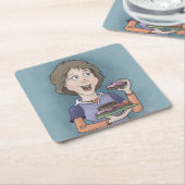 Donuts met sproinkles onderzetter (Schuin)