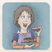 Donuts met sproinkles onderzetter (Voorkant)