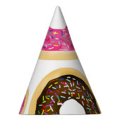 Donuts Modern Birthday Party Feesthoedjes (Rechts)