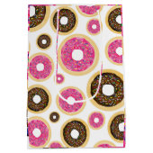 Donuts Modern Birthday Party Medium Cadeauzakje (Achterkant)