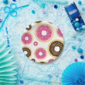 Donuts Modern Birthday Party Papieren Bordje (Feest)