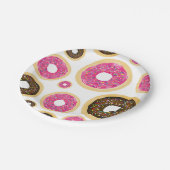 Donuts Modern Birthday Party Papieren Bordje (Gekanteld)