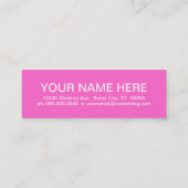 DONUTS (moskeesvierkantjes) Mini Visitekaartje (Achterkant)